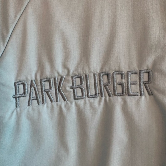 Topo Design primaloft zip hoodie jacket with Park Burger Embroidered on chest. S - Picture 5 of 9